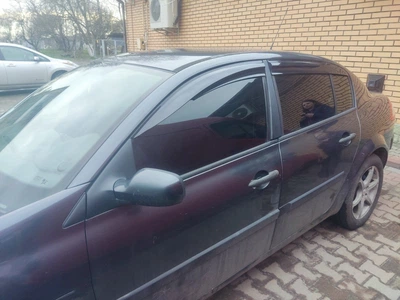 Ветровики Perflex Sport для Renault Megane II (2004-2009) - комплект из 4 штук