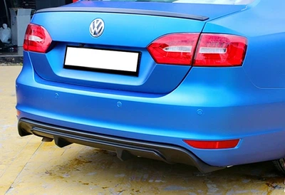 Задний диффузор DPT (2011-2014, черный глянец) для Volkswagen Jetta - стильный и аэродинамичный элемент