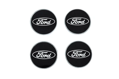 4 Колпачка на диски Ford (54, 5/50 мм, черные)
