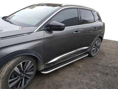 Бічні пороги для Peugeot 3008 (2016-2023 рр.), алюмінієві, 2 шт, пороги для Peugeot 3008