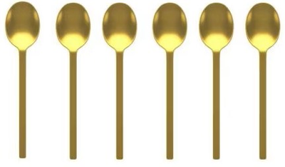 Набір ложок для мокко MEPRA Stile Gift Oro Ice 6 шт (107544608OI)