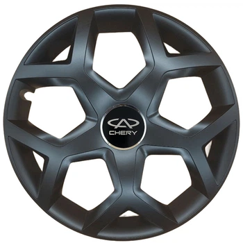 Автомобільні модельні ковпаки R16 Chery 435 4шт, SJS, чорні