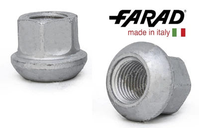 Гайки колісні M14x1, 5x20; Цинк, Сфера, ключ 19 (відкриті) Farad gk121 - шт.
