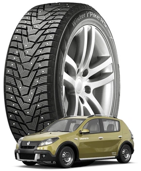 Hankook Winter i*Pike RS2 W429 205/55 R16 94T XL шип - Шины Renault Sandero Stepway II 2013 -