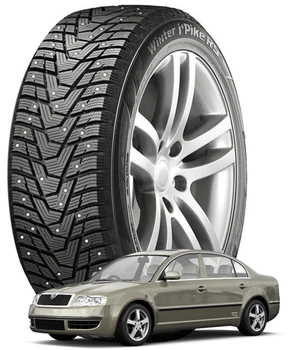 Hankook Winter i*Pike RS2 W429 205/55 R16 94T XL шип - Шины Skoda Superb 2001 -