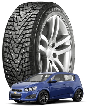 Hankook Winter i*Pike RS2 W429 195/65 R15 95T XL шип - Шины Chevrolet Aveo (T300) 2011 - 2019