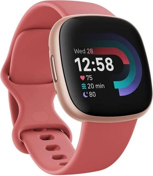 Смарт-годинник Fitbit Versa 4 Pink Sand/Copper Rose (FB523RGRW)