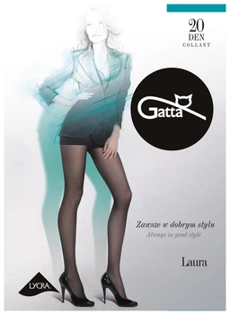 Класичні жіночі колготки Gatta Laura 20 den 4-L