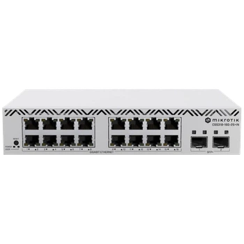 Коммутатор MikroTik CSS318-16G-2S+IN управляемый 16 портов