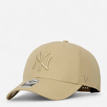 Кепка чоловіча 47Brand New York Yankees MVPSP17WBP-KHQ One Size Бежева (199019518603)