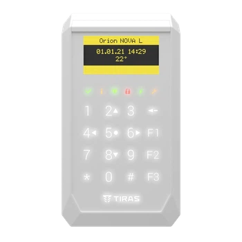 Сенсорная OLED-клавиатура Tiras K-PAD OLED (white)