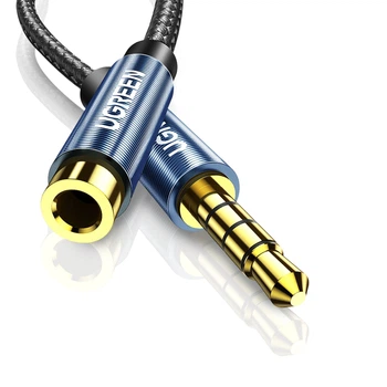 Кабель аудио UGREEN AV118 4 pin 3.5 mm удлинитель 1.5 м Black (40674)
