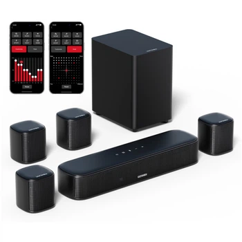 Комплект динаміків Ultimea Aura A40 7.1 Soundbar, 7.1-канальний, керування через додаток