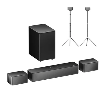 Саундбар Ultimea Poseidon D50 5.1 + 1 пара * стійки для динаміків Steady 300