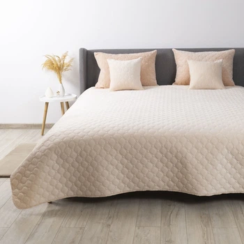 Покривало ТЕП "VELOUR" Персикове, 220x240 – м’який затишок і комфорт (4-00517_28760)