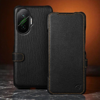 Чехол книжка Stenk Premium для Xiaomi Poco F7 Чёрный (79768)
