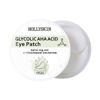 Тканинні патчі під очі Hollyskin Glycolic AHA Acid Eye Patch 100 шт (4823109700123)