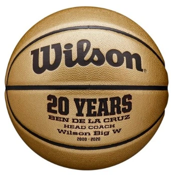 Баскетбольный мяч Wilson, композитная кожа, золотой, размер 7