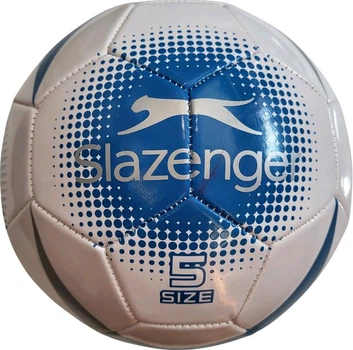 М'яч футбольний Slazenger AC football white/royal blue/silver/black size 5 різнокольоро one size (307775)