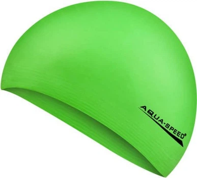 Шапка для плавання Aqua Speed SOFT LATEX Green Uni (122-04)
