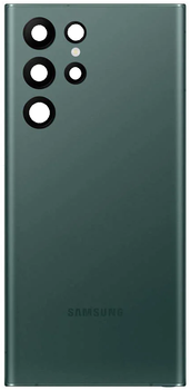 Задняя крышка Samsung S908 Galaxy S22 Ultra 5G зеленая Original PRC + стекло камеры