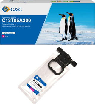 Tusz G&G do Epson C13T05A300 Magenta (NP-E-T05A3M-A)