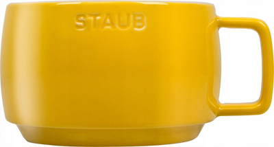 Kubek Staub Serving ceramiczny Żółty 500 ml (3272340059339)