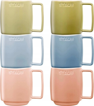 Набір чашок Staub Serving Різнокольорових 350 мл 6 шт (3272340059261)