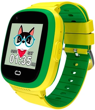 Дитячий смарт-годинник Canyon Sunny KW-48 Video 4G GPS Games Music Yellow/Green (CNE-KW48YG)