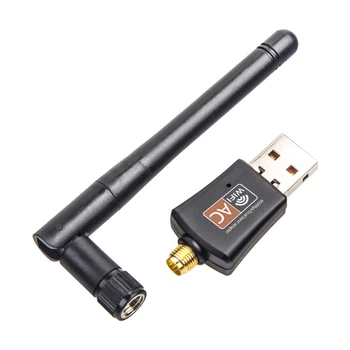 Wi‑Fi USB адаптер 600 Мбіт/с подвійного діапазону 2.4 ГГц/5 ГГц AC із зовнішньою антеною