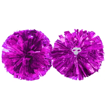 Помпони для чирлідингу і танців SP- Pom-Poms Party (полімерна плівка, пластик, d-30см, 1шт, 70г, рожевий) (CH-0352_Рожевий)