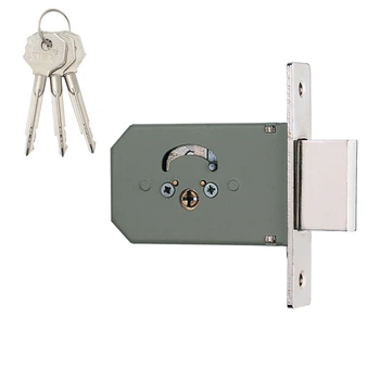 Замок додатковий врізний SIBA 10156/F 3KEY (10156/F 3KEY)