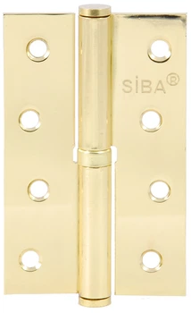 Петля дверна SIBA 100 мм, права, латунь полірована (1 ВВ 4'' Х 3'' Х 2,5ММ FHP R BP)