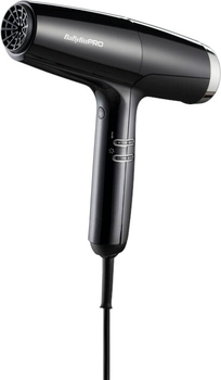 Фен BaByliss Pro FALCO BAB8550BE Чорно-сріблястий