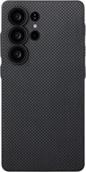 Чехол для смартфона Samsung Galaxy S25 Ultra Pitaka PinButton Case Plain 600D Black/Grey (PBS2501U)