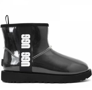 Жіночі уггі Міні Прозорі Силіконові Чорні UGG Classic Clear Mini Black (38, чорний)