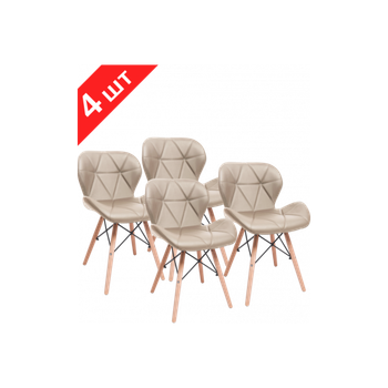 Комплект стульев GT Racer X-D27 Beige (4 шт)