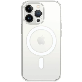 Чехол на Apple iPhone 15 Pro / для айфон 15 про с функцией магсейф MagSafe Clear (Прозрачный)