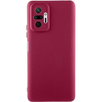 Чехол на Xiaomi Redmi Note 10 Pro, 10 Pro Max для Ксяоми, сяоми редми ноте 10 про, 10 про макс силикон Бордовый / Marsala