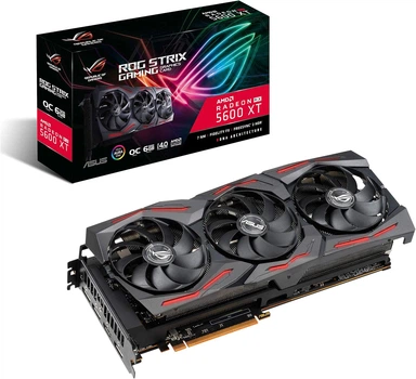 Відеокарта ASUS AMD Radeon RX 5600 XT 6Gb ROG Strix Gaming (ROG-STRIX-RX5600XT-T6G-GAMING) Б/в