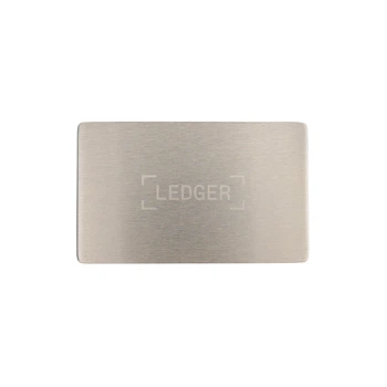 Металл для хранения сид-фразы Ledger Mini Plate, пластина 1шт 55×90мм