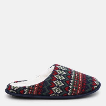 Мужские домашние тапочки утепленные с закрытым носком с мехом NORWAY ORIGINALS B0022289-AC4 40/41 25.5 см Нави (5401200688398)