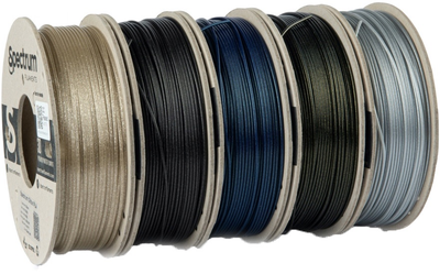 Filament do drukarek 3D Filament Spectrum 5PACK PLA Glitter 1.75mm 1250 g Multicolored (5903175655493)