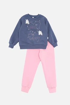 Костюм с штанами для девочки 116 цвет синий WEST KIDS ЦБ-00283901
