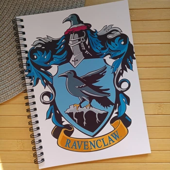 Тетрадь Гарри Поттер Harry Potter Ravenclaw Рейвенклов на пружине 48 листов линия (33646)
