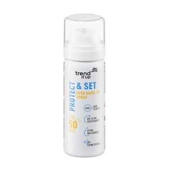 Сонцезахисний спрей spf 50 Trend it up, для нанесення до і після макіяжу, spray over make up, 50 мл