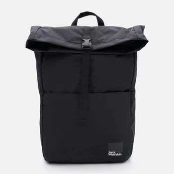 Рюкзак спортивний тканинний 20 л вміщує формат А4 Jack Wolfskin Island A64015-6000 Чорний (4064886444156)