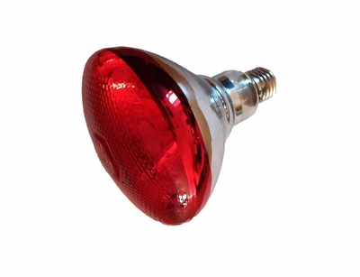 Лампа инфракрасная 250W для обогрева Luxlight BR38 Е27 240V твердое стекло