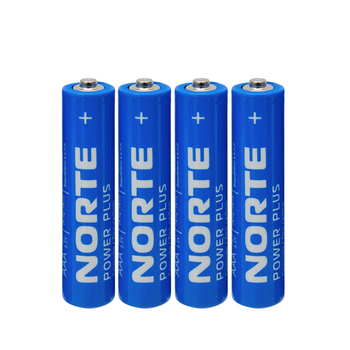 Батарейки NORTE ААА LR03 Zinc-Carbon 4 шт. пленка (R03-AAA-Р4)