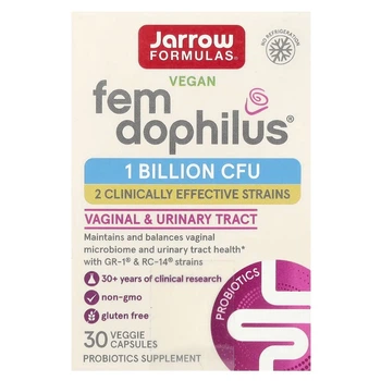 Пробиотики Для Женщин Женский дофилус 1 млрд КОЕ Women's Fem Dophilus Jarrow Formulas 30 капсул